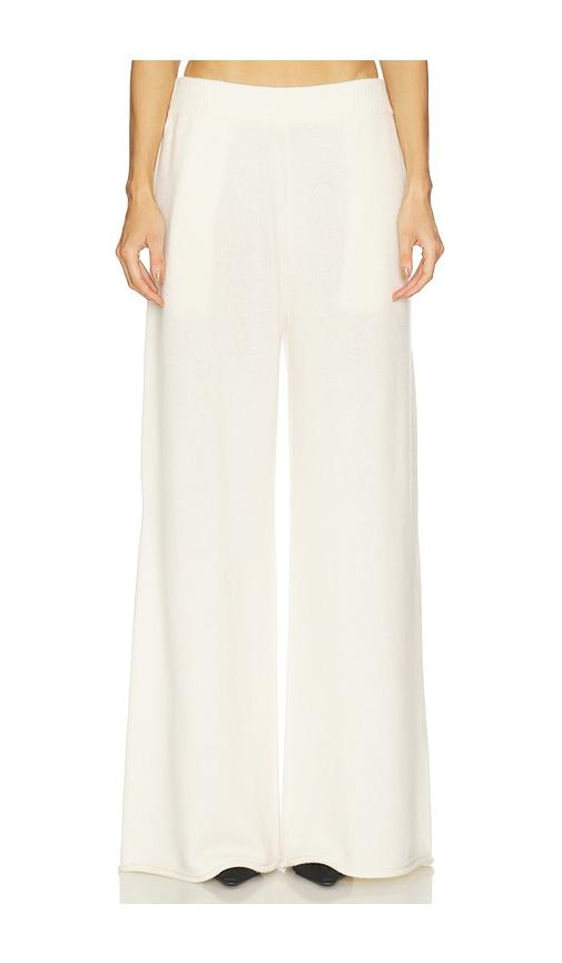 srg sukki cashmere knit pant in cream. - size l (also in s, m)