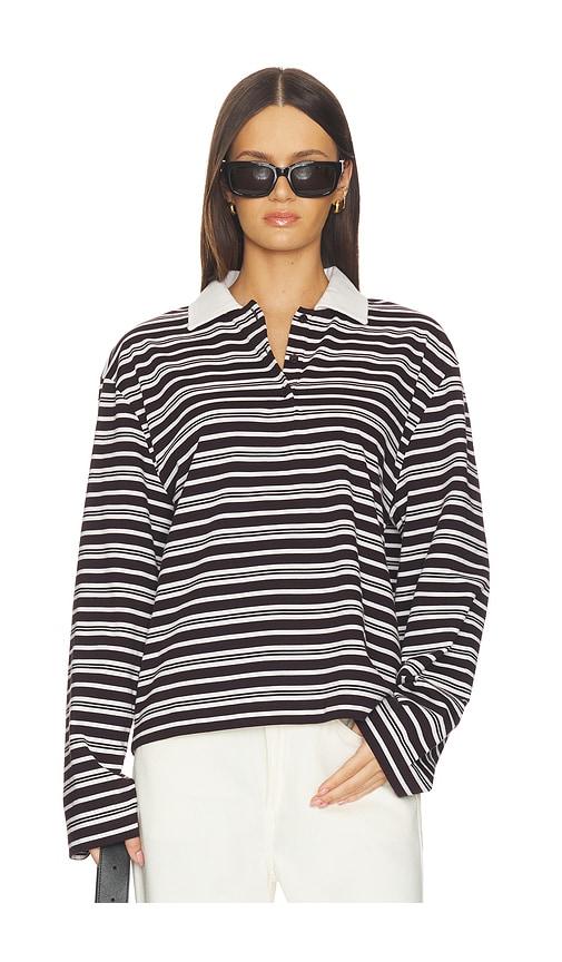 srg westley top in brown. - size l (also in xs, s, m)