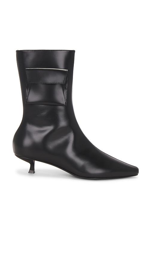 st. agni petit pouch boot in black. - size 36 (also in 37)
