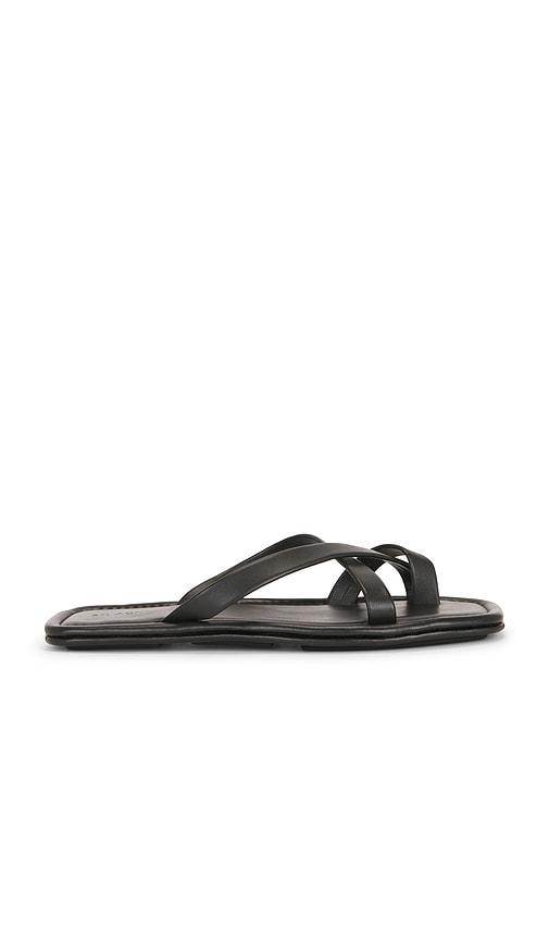 st. agni soft strap slide in black. - size 36 (also in 39, 40)