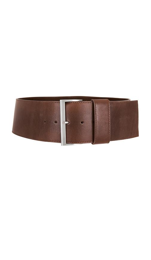 st. agni wide classic belt in brown. - size m-l (also in xs-s)