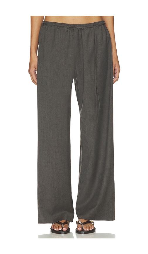 st. agni wool everyday pants in charcoal. - size l (also in xl)