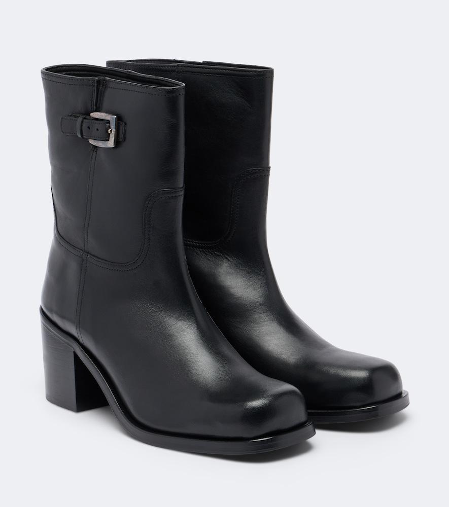 staud brooklyn leather ankle boots