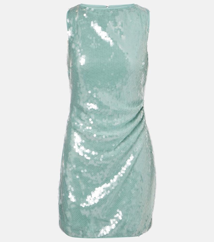 staud eton sequined minidress