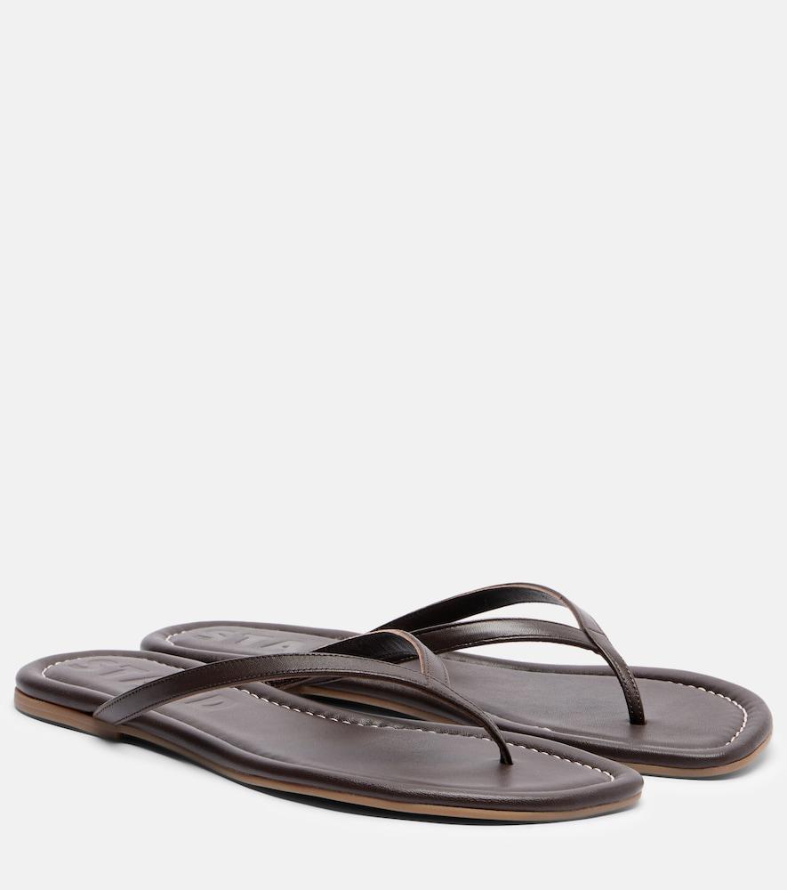 staud freja leather thong sandals