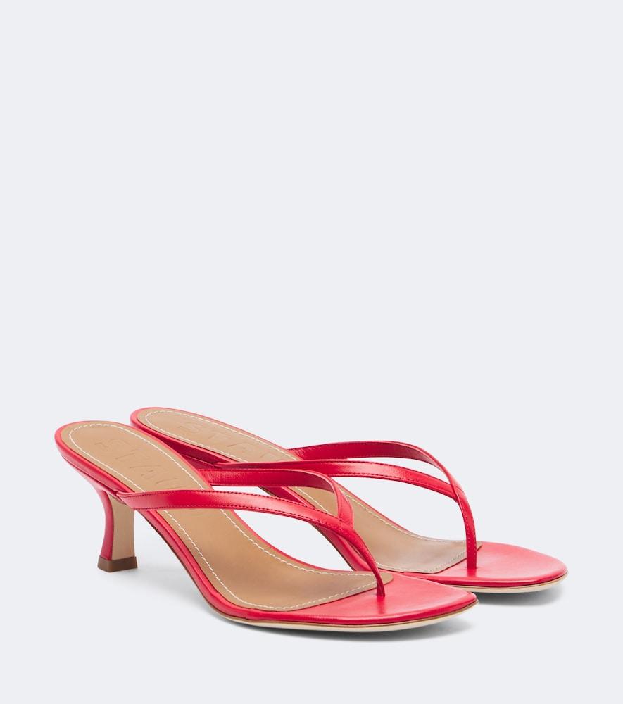 staud freja leather thong sandals