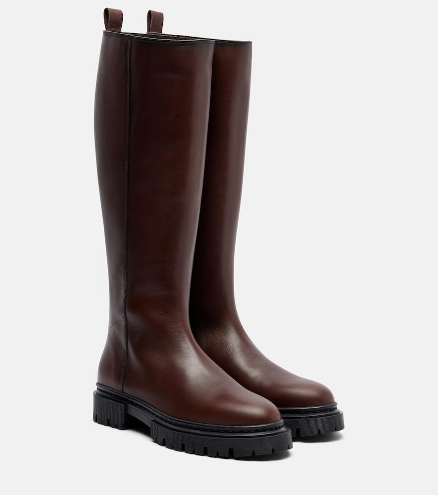 staud henry leather knee-high boots