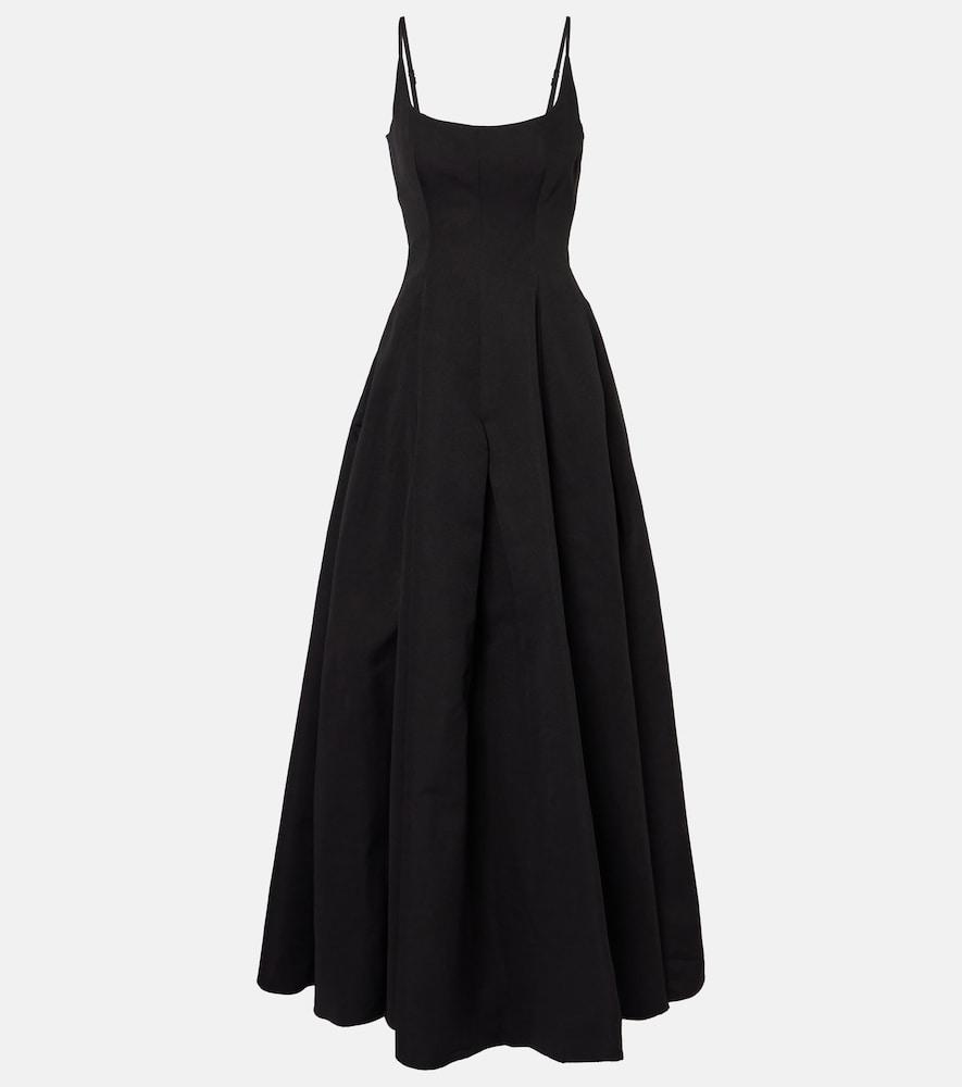 staud joy cotton-blend gown