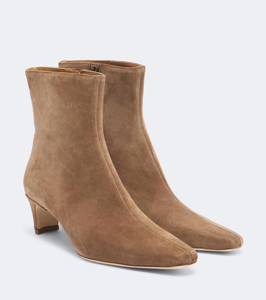 staud wally suede ankle boots