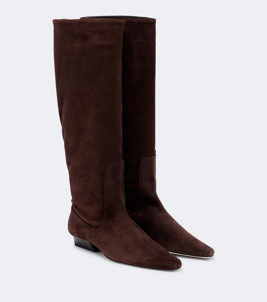 staud wally suede knee-high boots