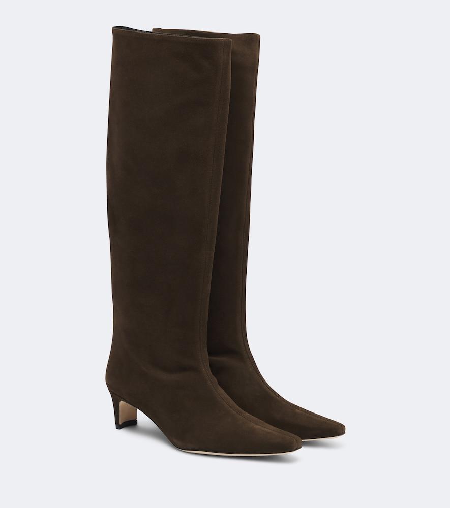 staud wally suede knee-high boots