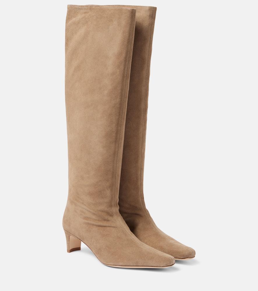 staud wally suede knee-high boots