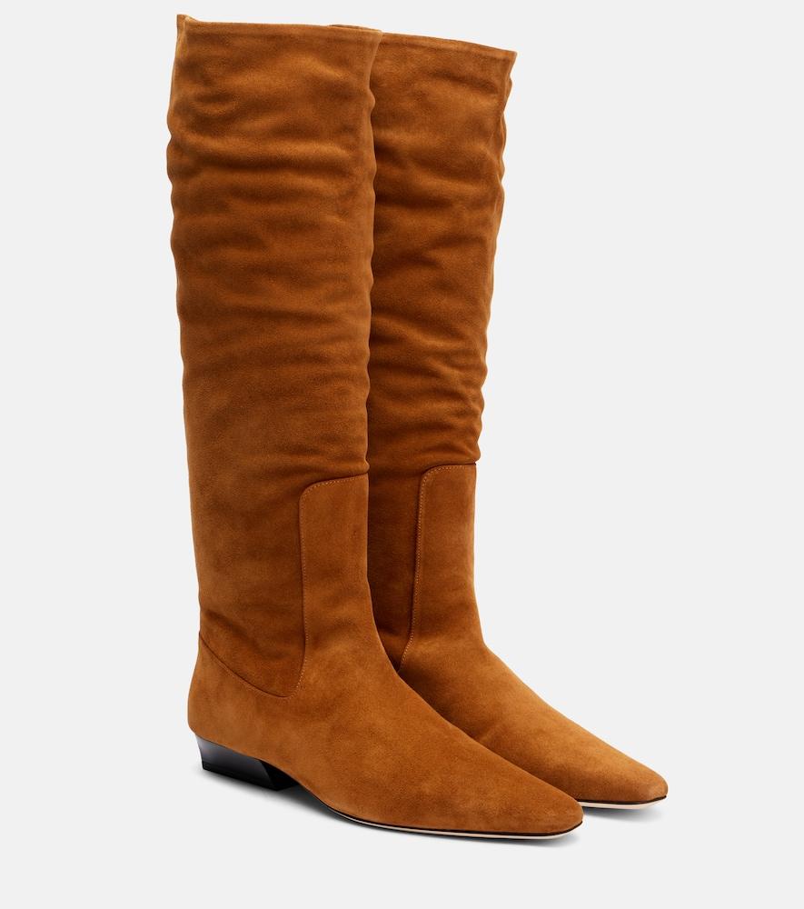 staud wally suede knee-high boots