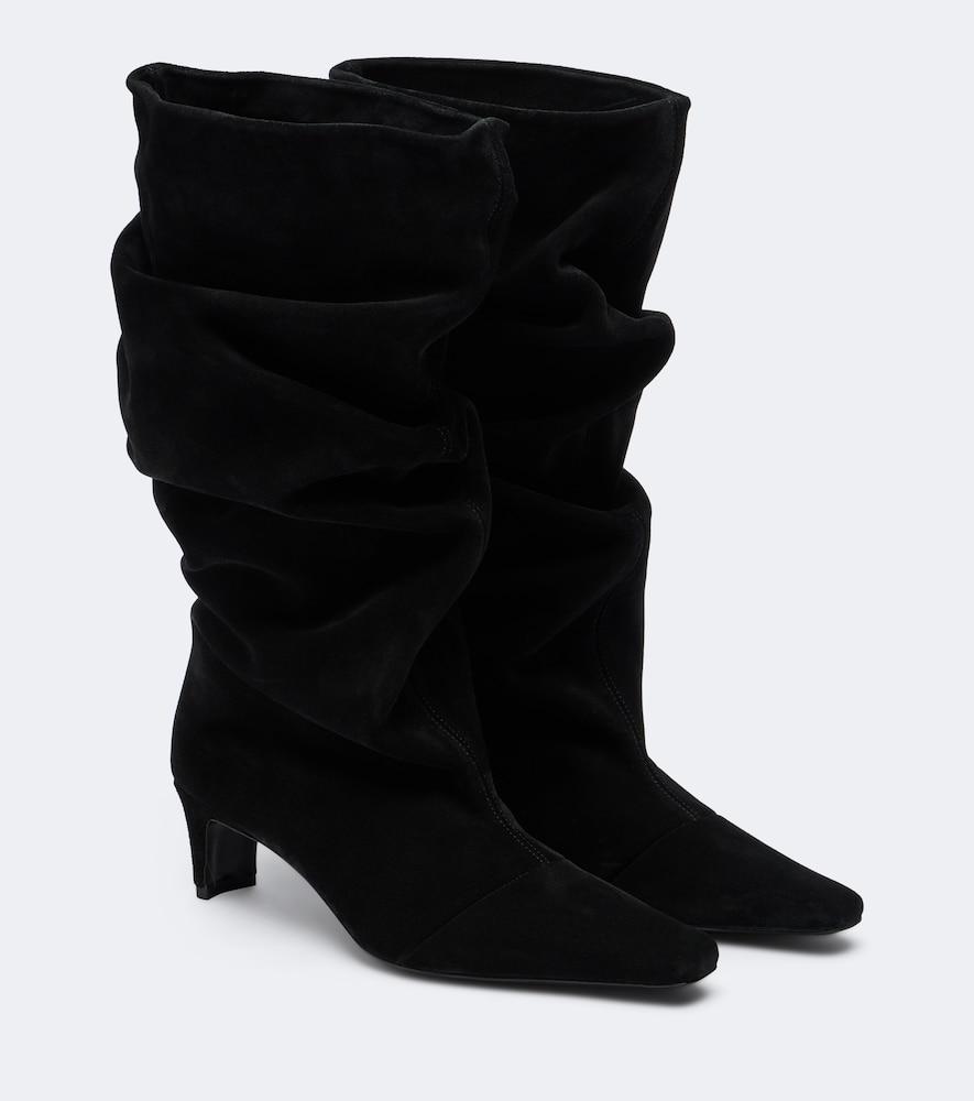 staud wally suede mid-calf boots
