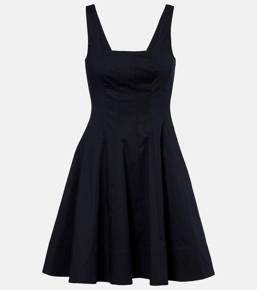 staud wells cotton minidress