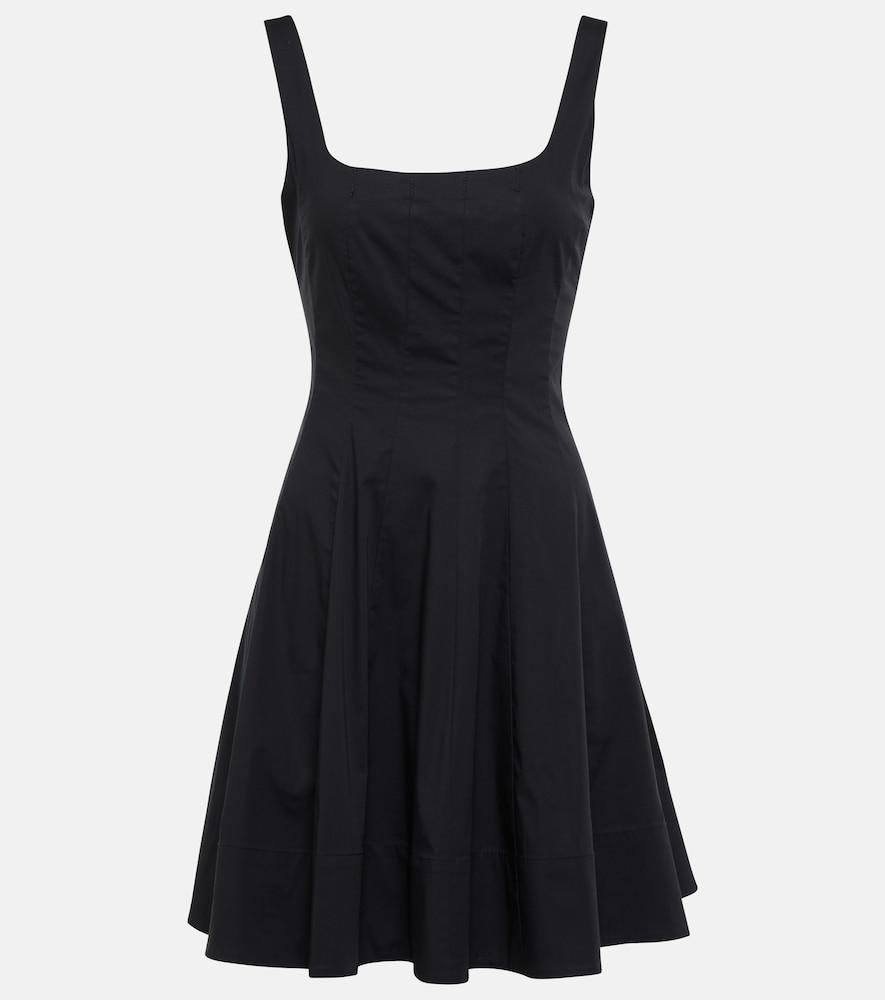 staud wells cotton minidress