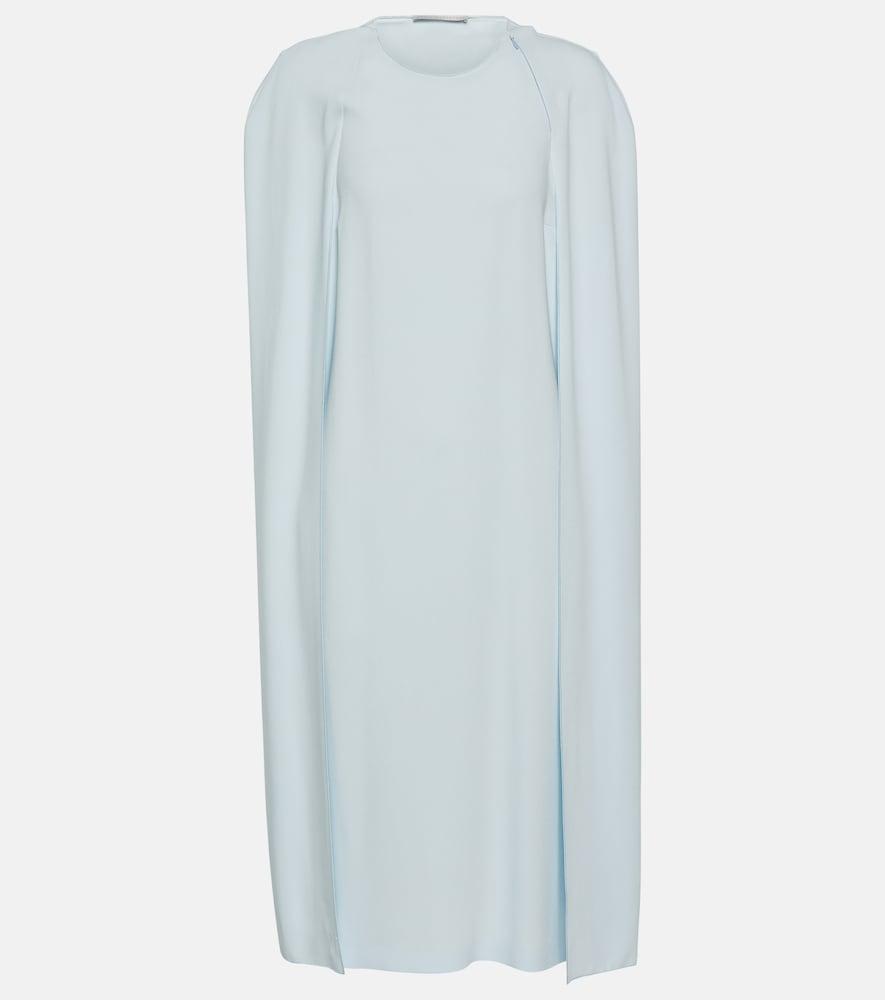 stella mccartney cape cady midi dress