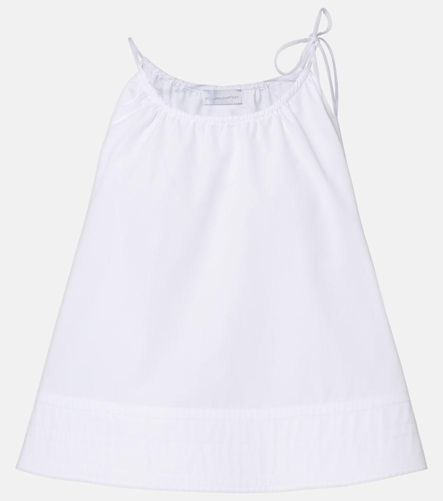 stella mccartney cotton poplin top