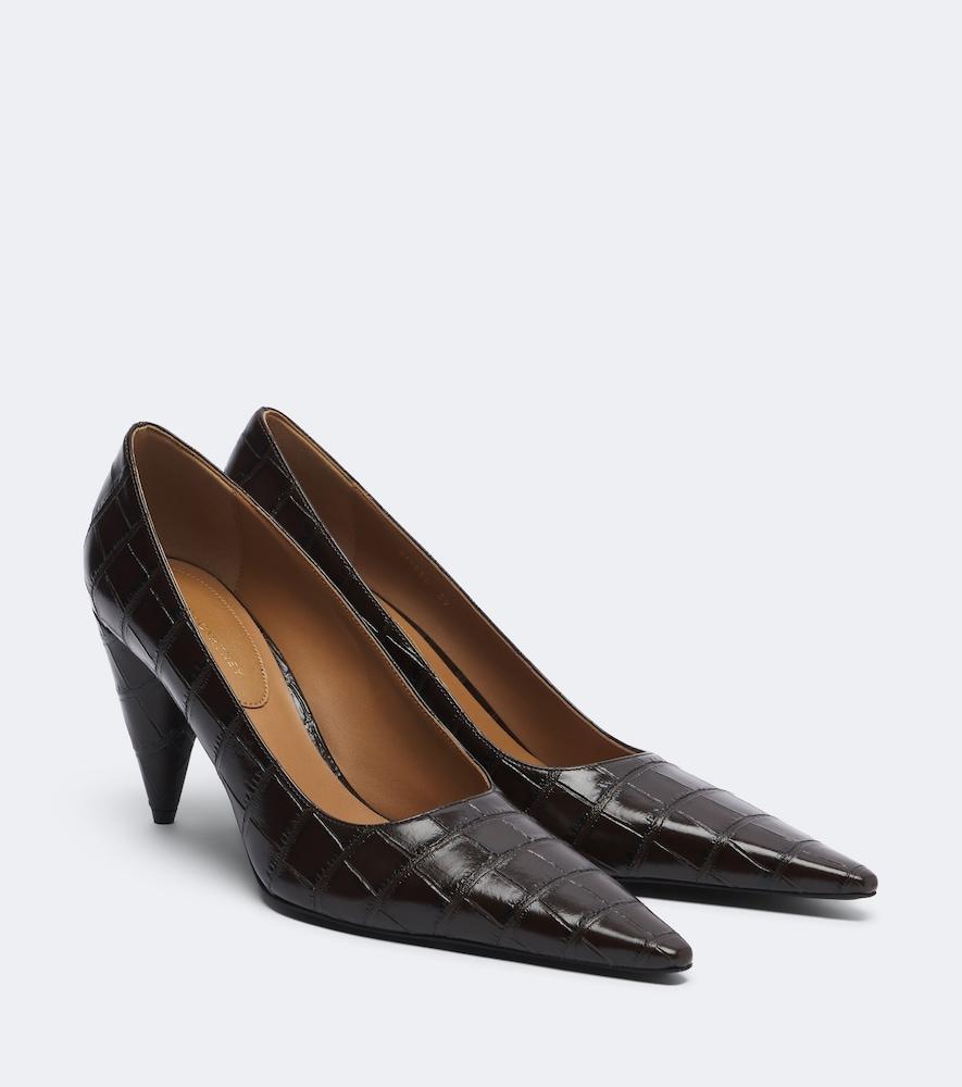 stella mccartney croc-effect pumps