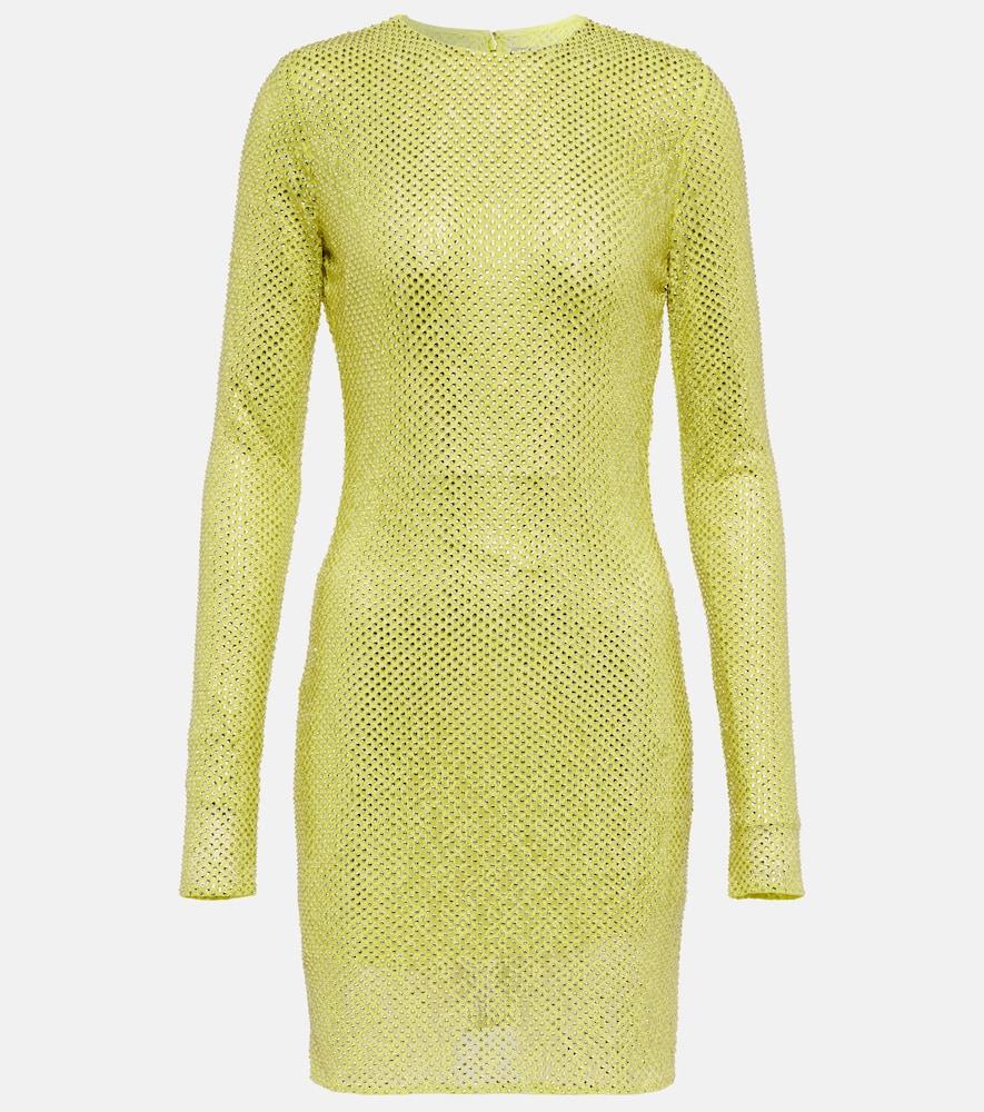 stella mccartney crystal-embellished minidress
