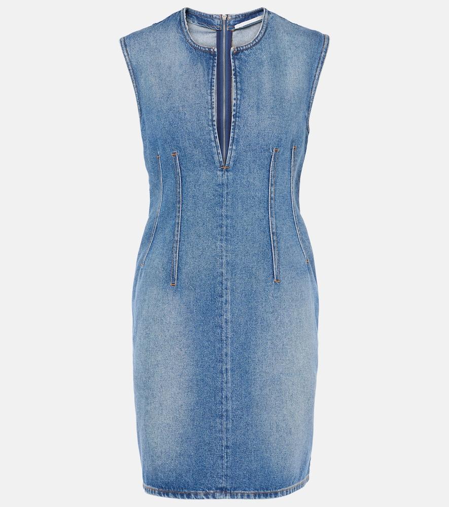 stella mccartney denim minidress