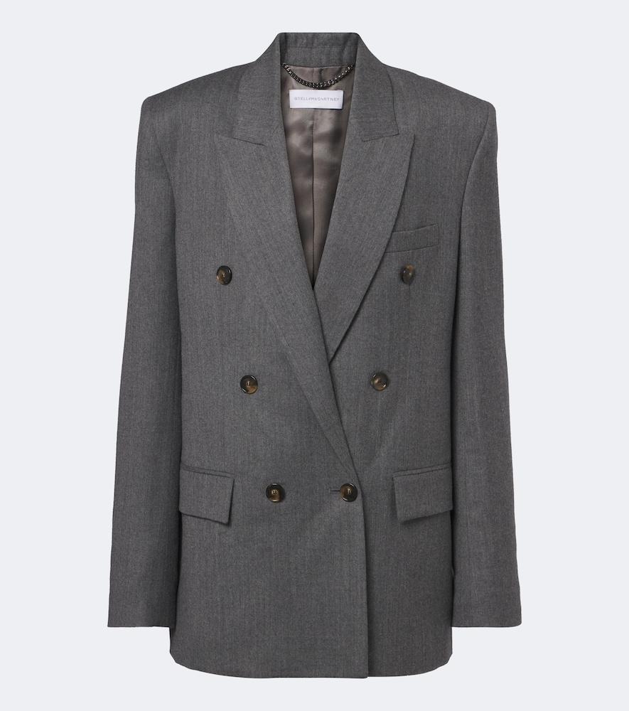 stella mccartney double-breasted wool blazer