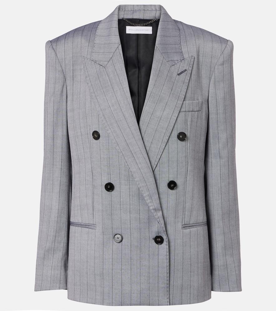 stella mccartney double-breasted wool blazer