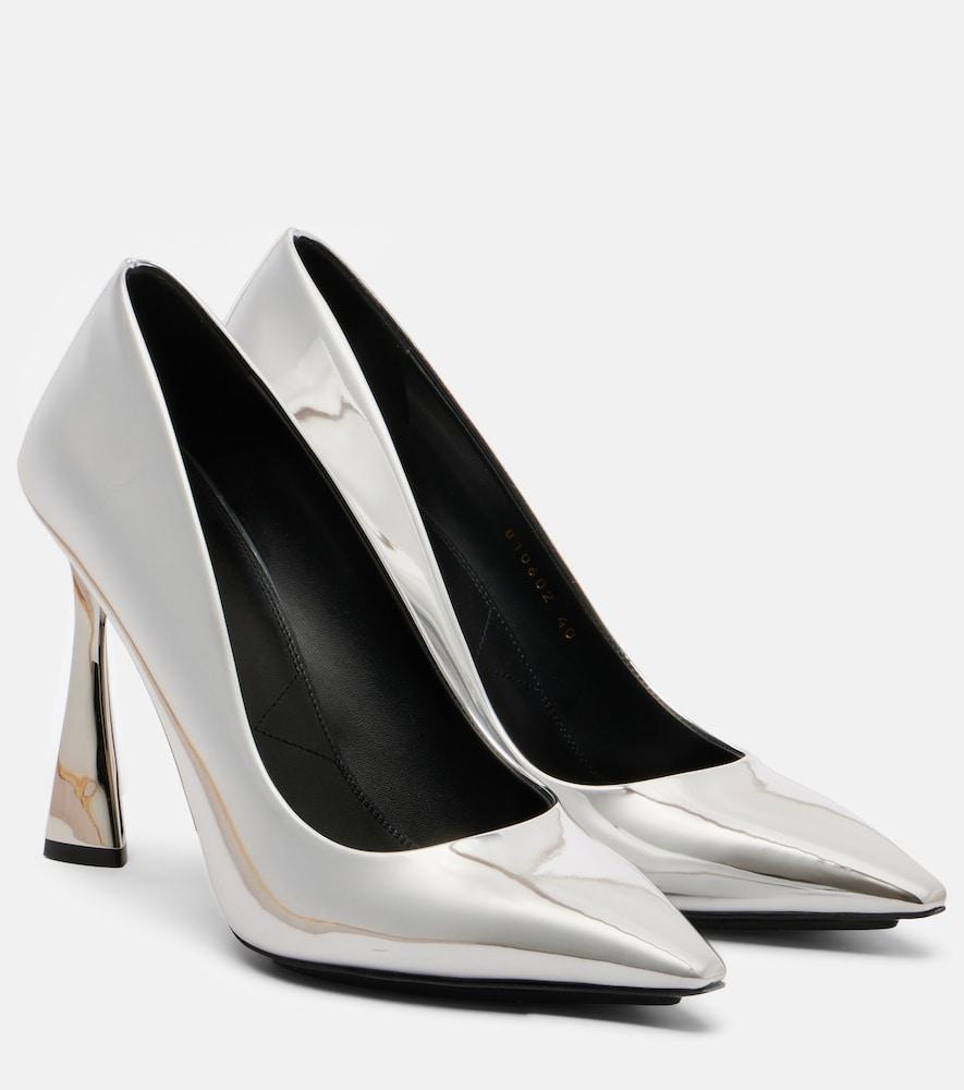 stella mccartney elsa 103 metallic-effect pumps