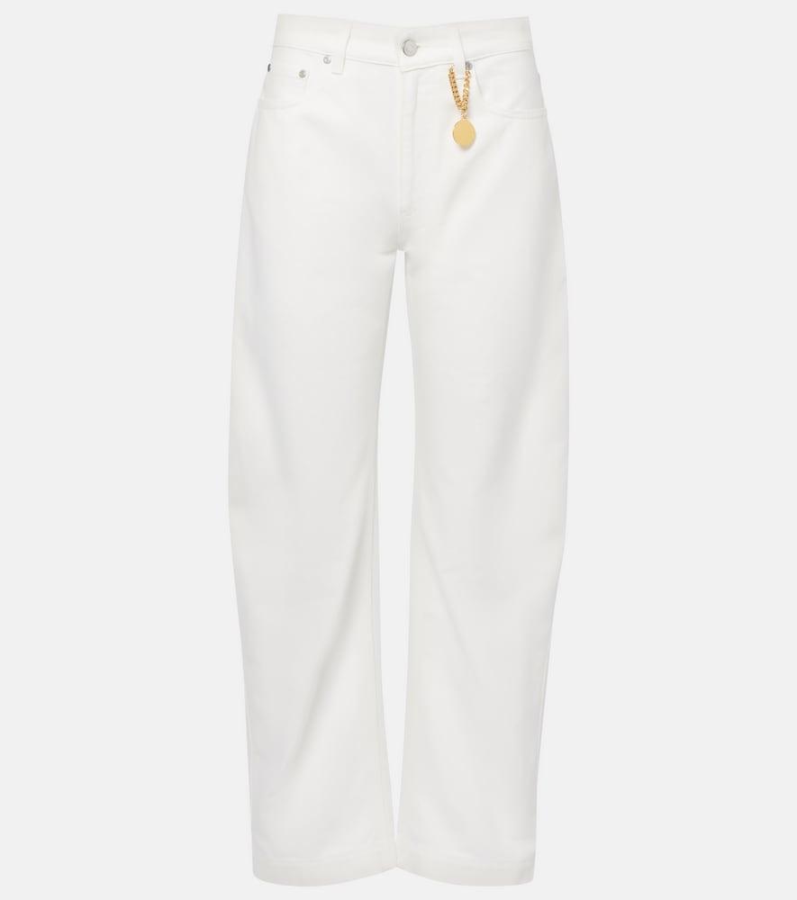 stella mccartney embellished barrel-leg jeans