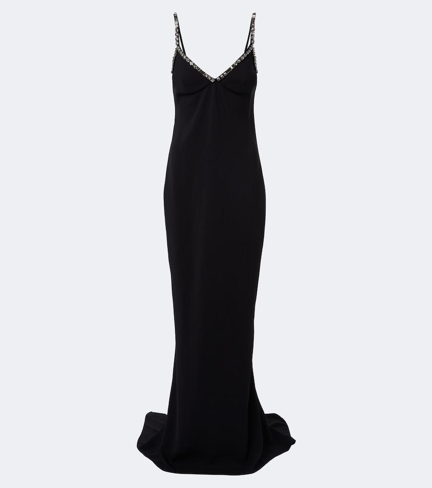 stella mccartney embellished crêpe gown