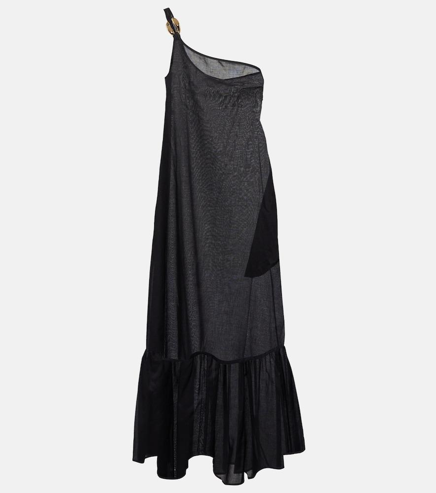 stella mccartney falabella cotton midi dress