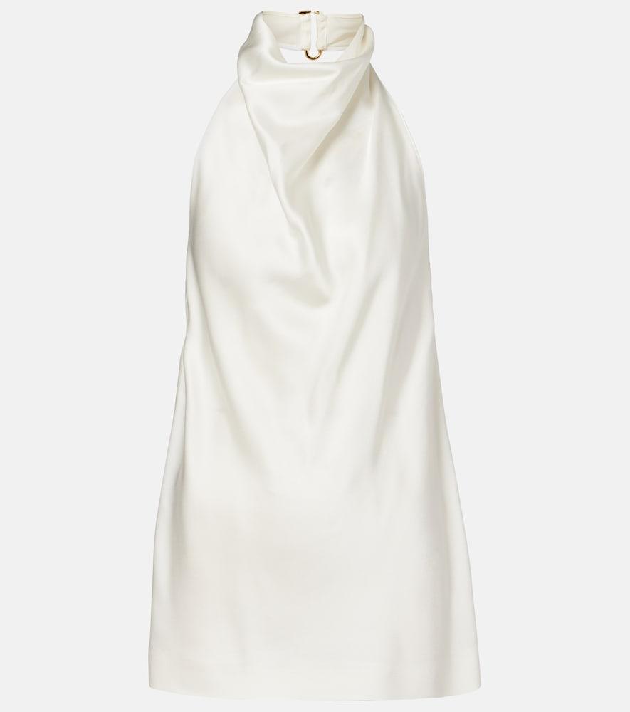 stella mccartney halterneck satin top