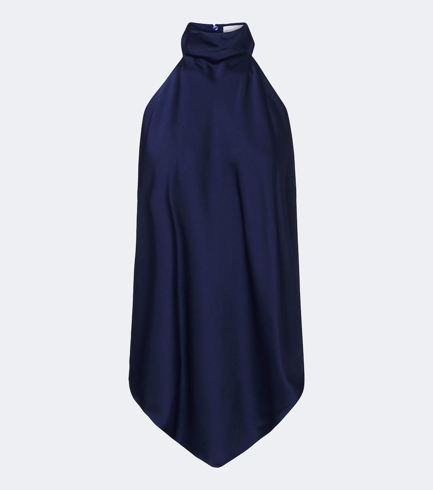 stella mccartney halterneck satin top
