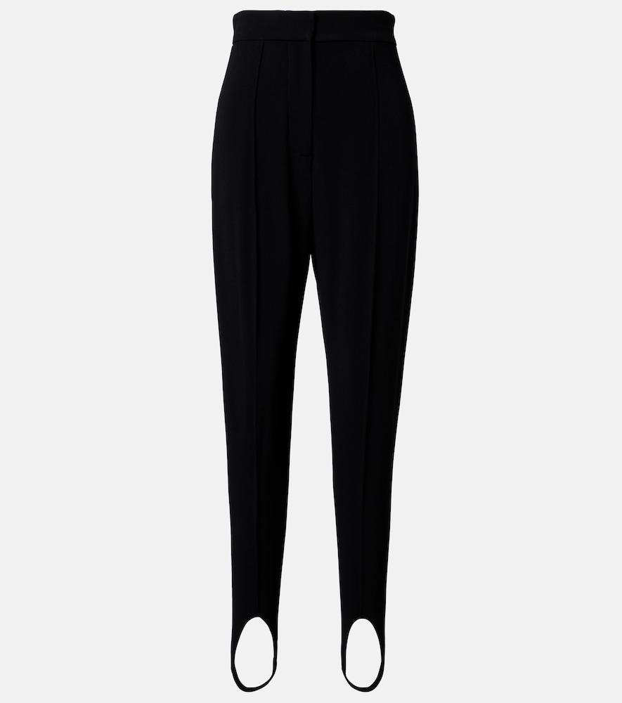 stella mccartney high-rise jersey stirrup leggings