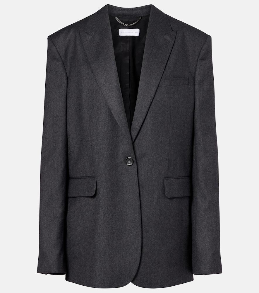 stella mccartney iconic wool flannel blazer
