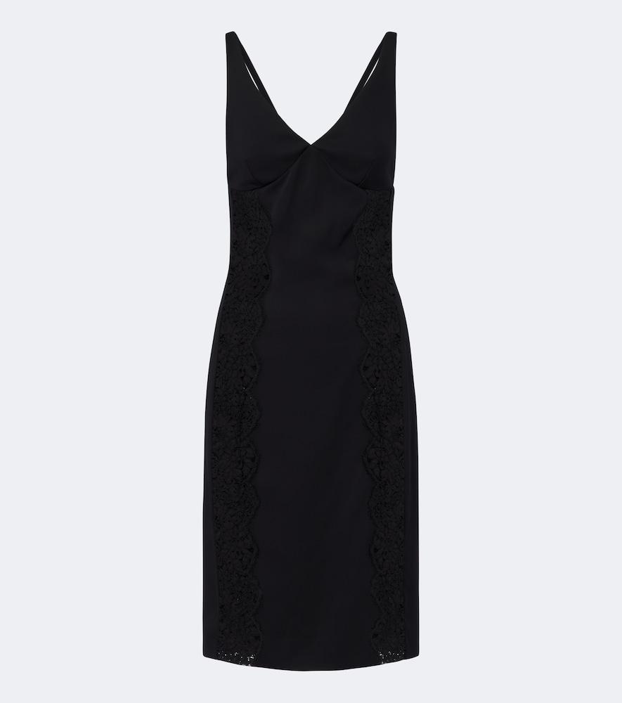 stella mccartney lace-trimmed minidress