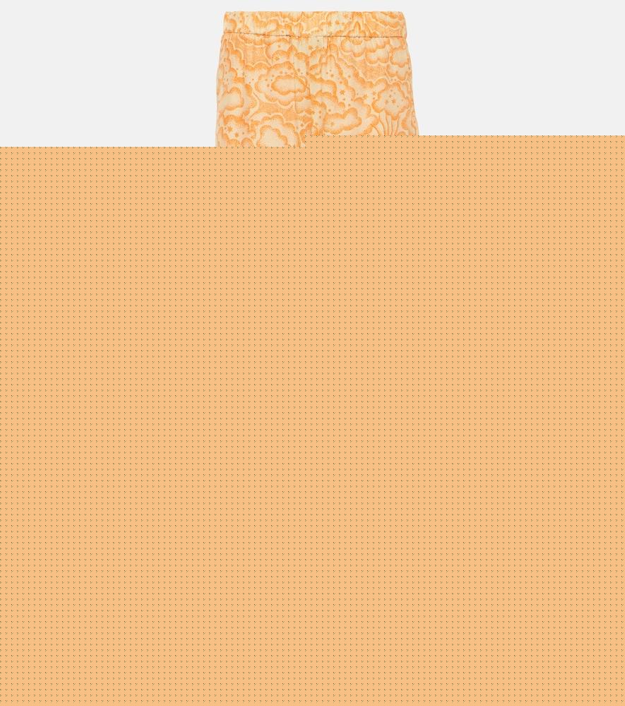 stella mccartney mid-rise silk pants