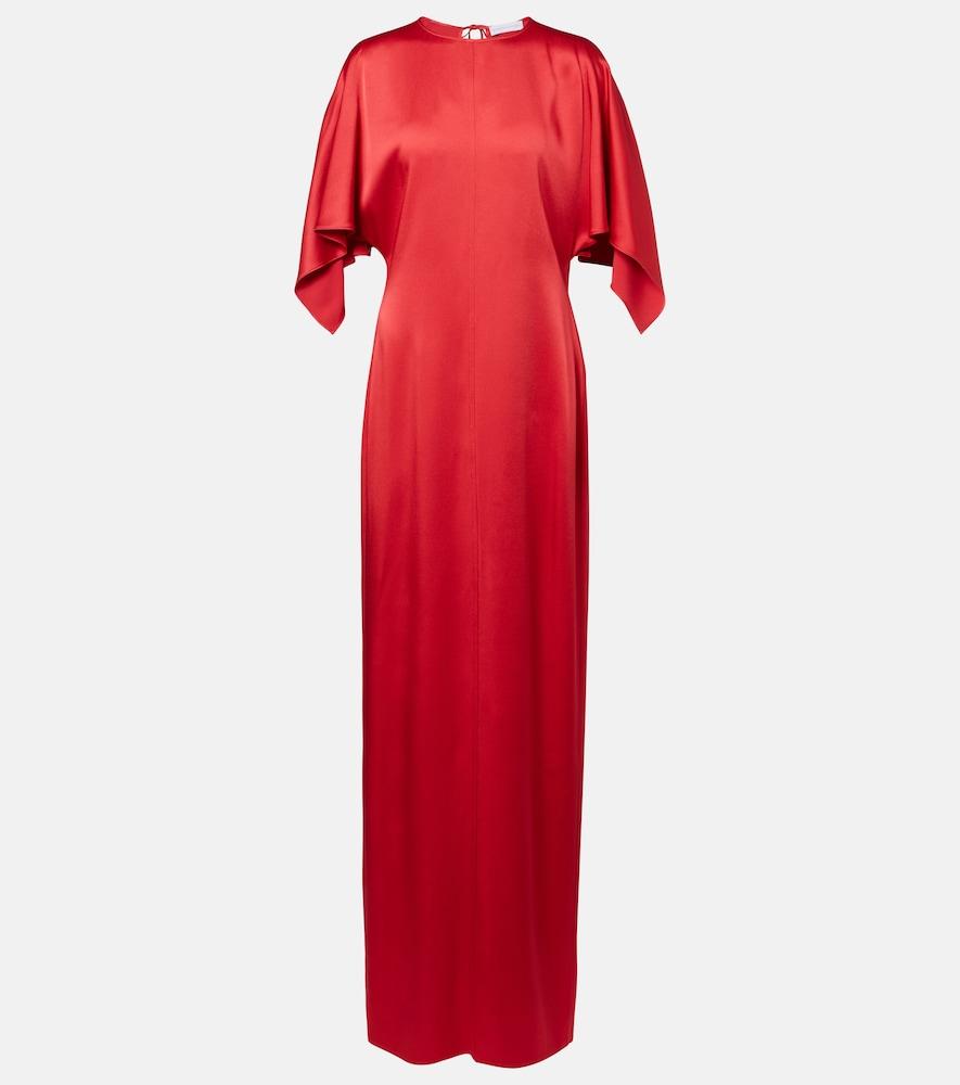 stella mccartney open-back satin gown