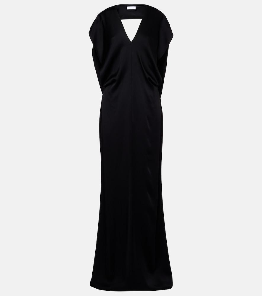 stella mccartney open-back satin maxi dress