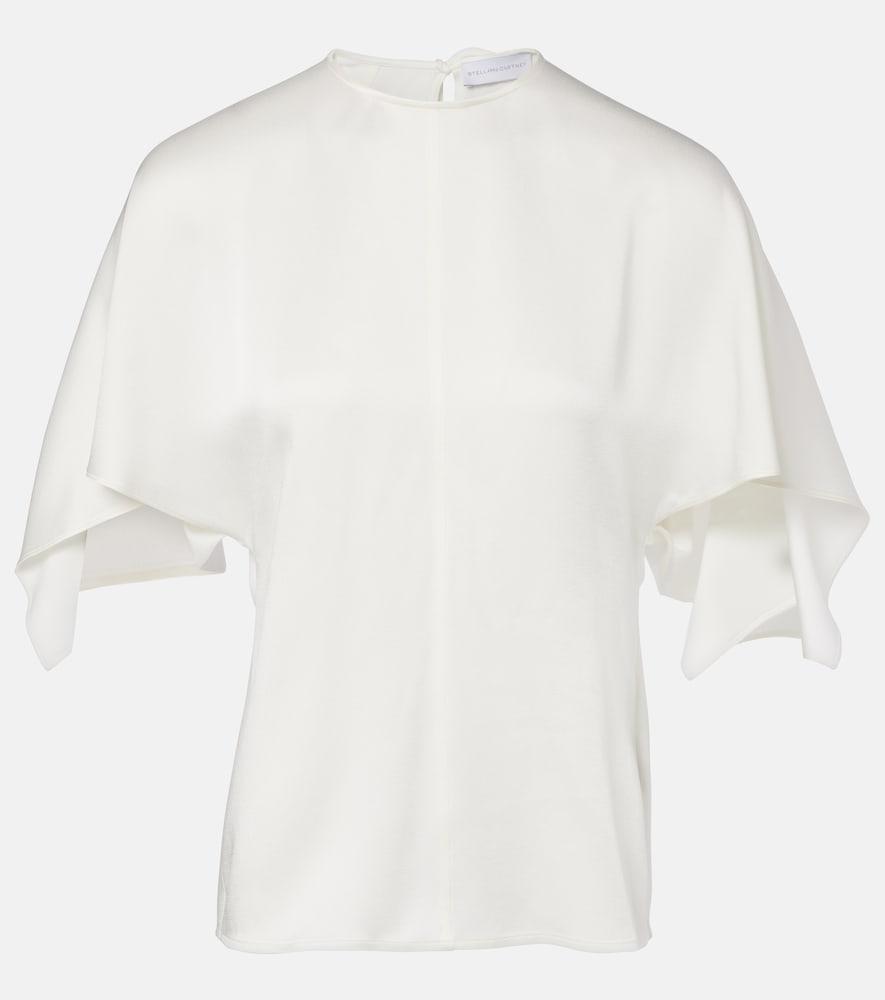 stella mccartney open-back satin top