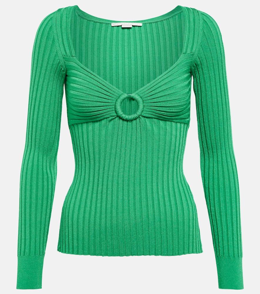 stella mccartney ribbed-knit top