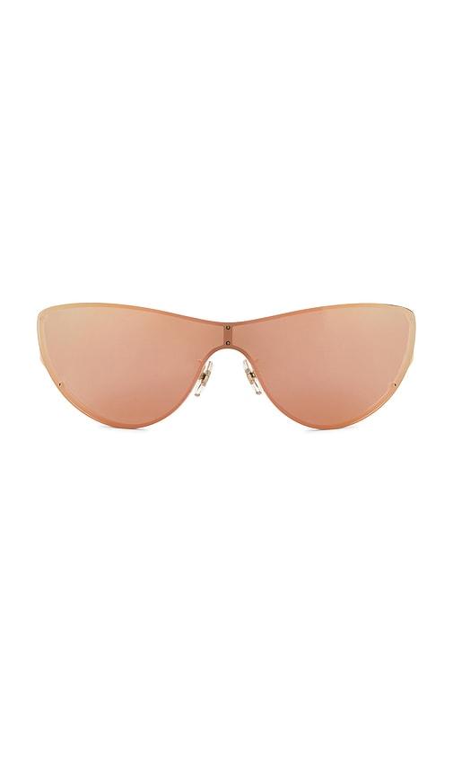 stella mccartney runway sunglasses in pink.