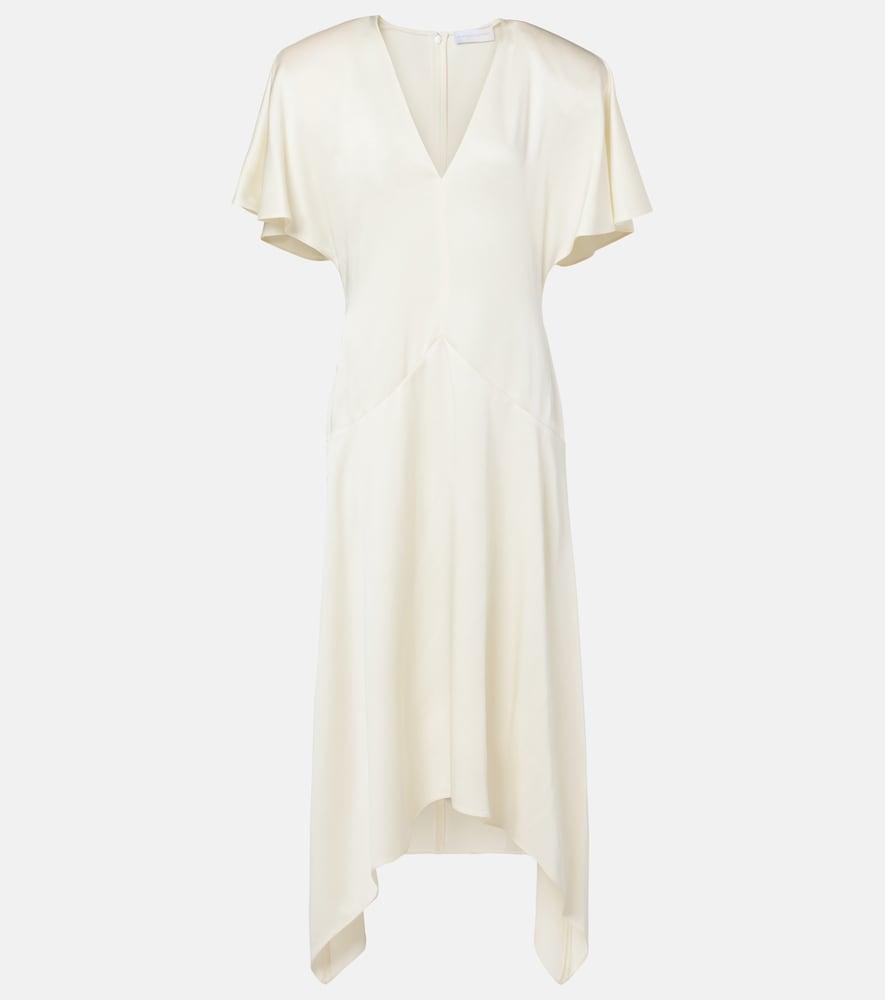 stella mccartney satin midi dress