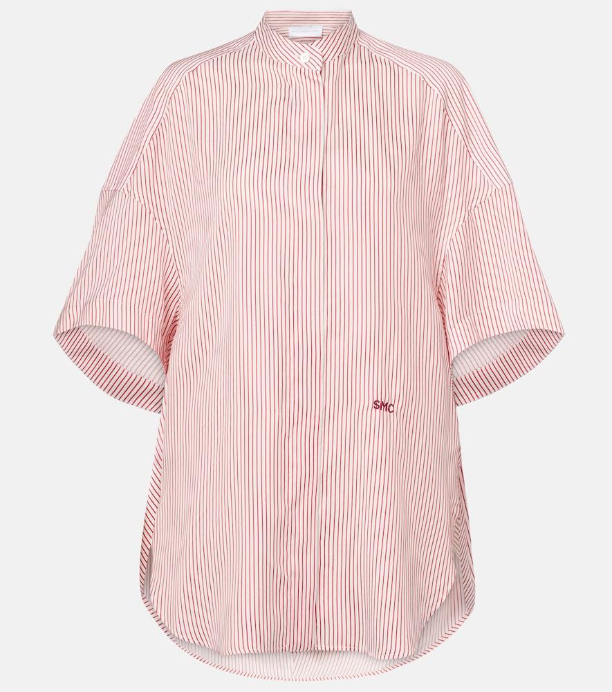 stella mccartney striped silk shirt
