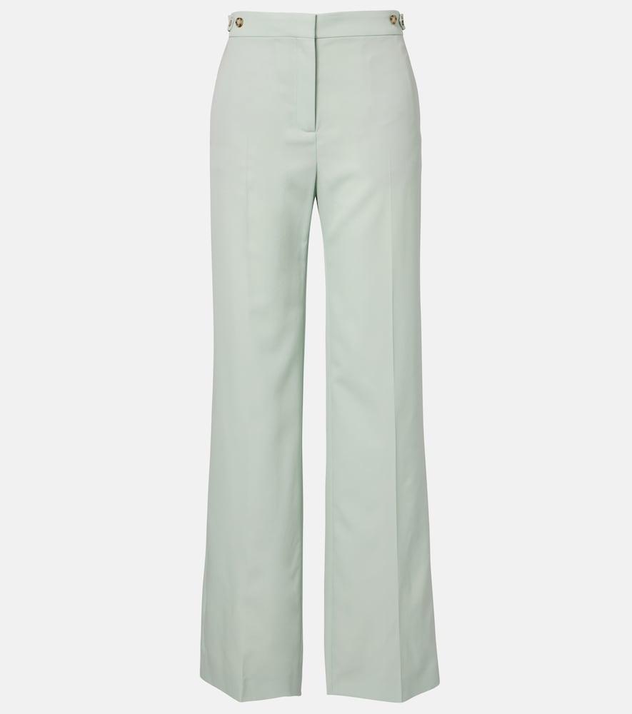 stella mccartney wool straight pants