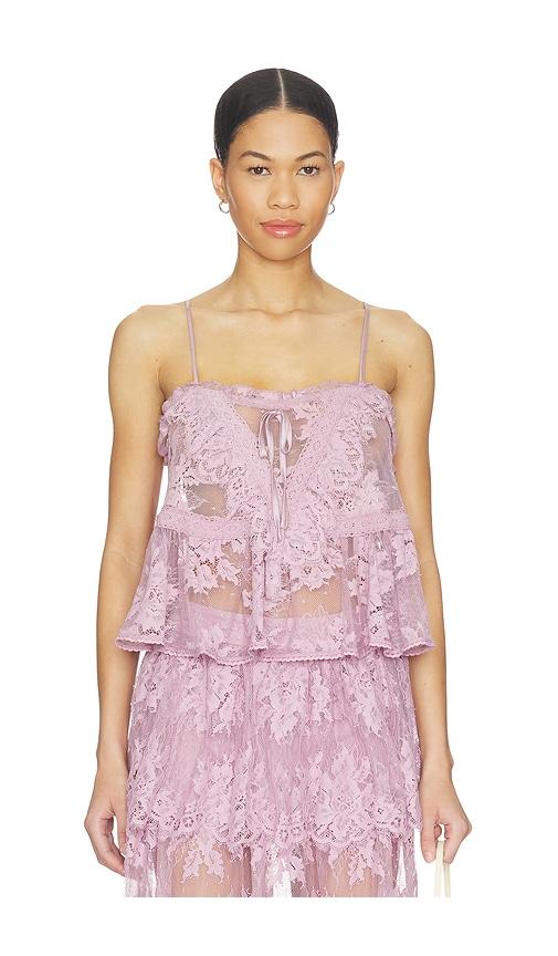 steve madden arietty top in pink. - size l (also in s, xs, m, xl)