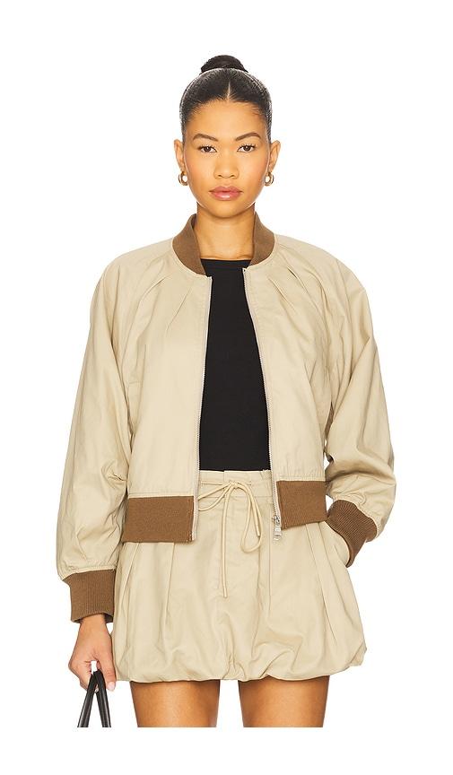 steve madden bray jacket in beige. - size s (also in xs)