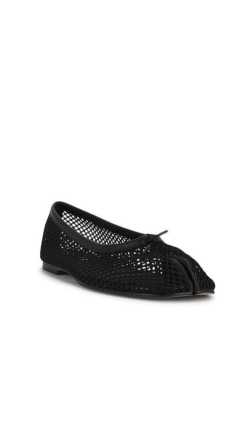steve madden calico mesh flat in black. - size 7.5 (also in 8)