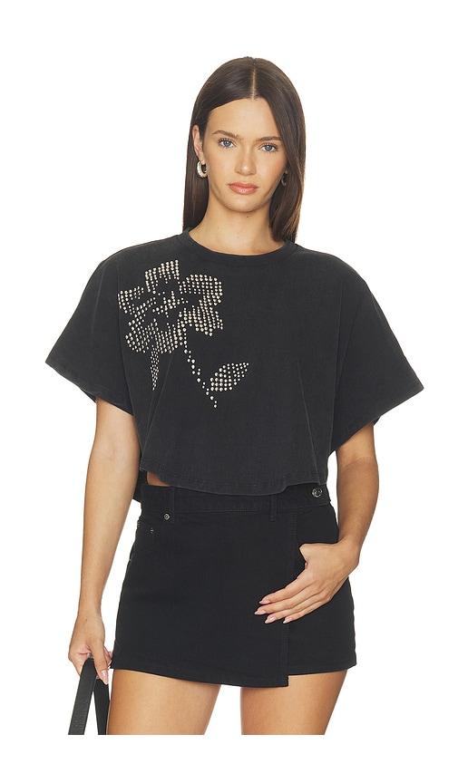 steve madden callum top in black. - size l (also in xs, s, m, xl)