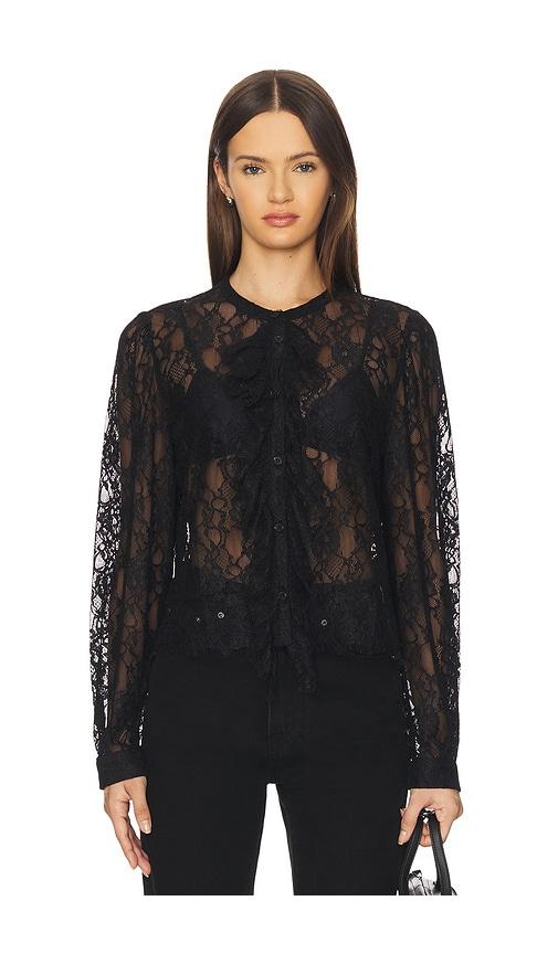 steve madden colsie top in black. - size s (also in xs)